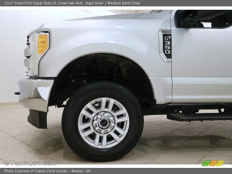 Ingot Silver / Medium Earth Gray 2017 Ford F350 Super Duty XL Crew Cab 4x4