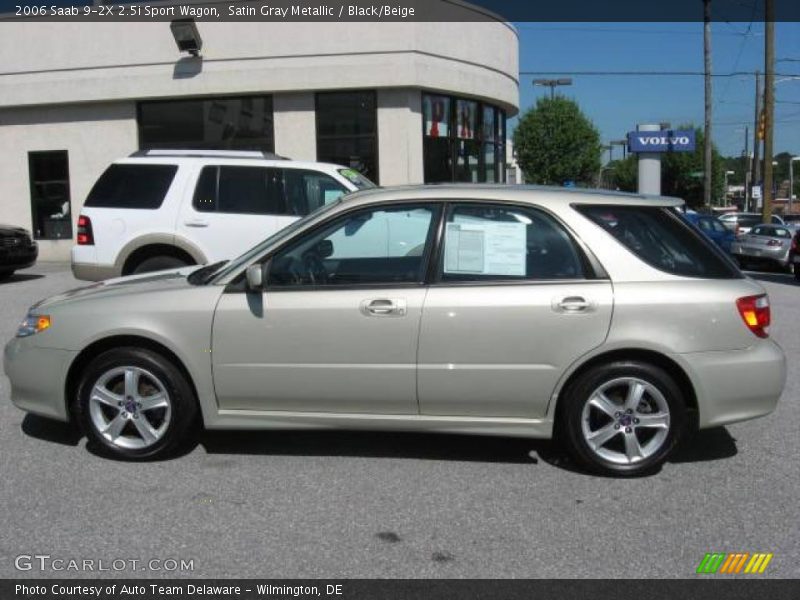 Satin Gray Metallic / Black/Beige 2006 Saab 9-2X 2.5i Sport Wagon