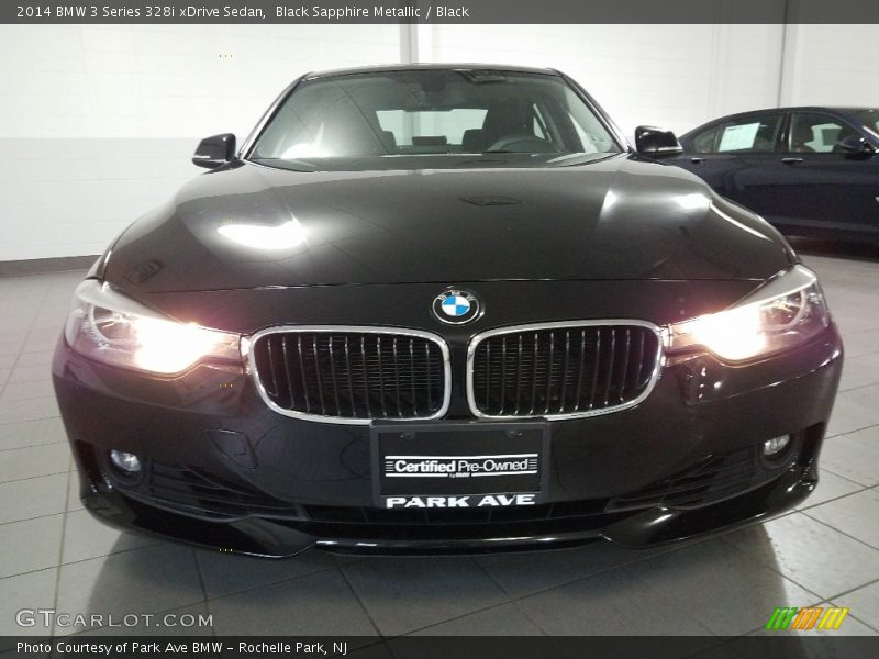Black Sapphire Metallic / Black 2014 BMW 3 Series 328i xDrive Sedan