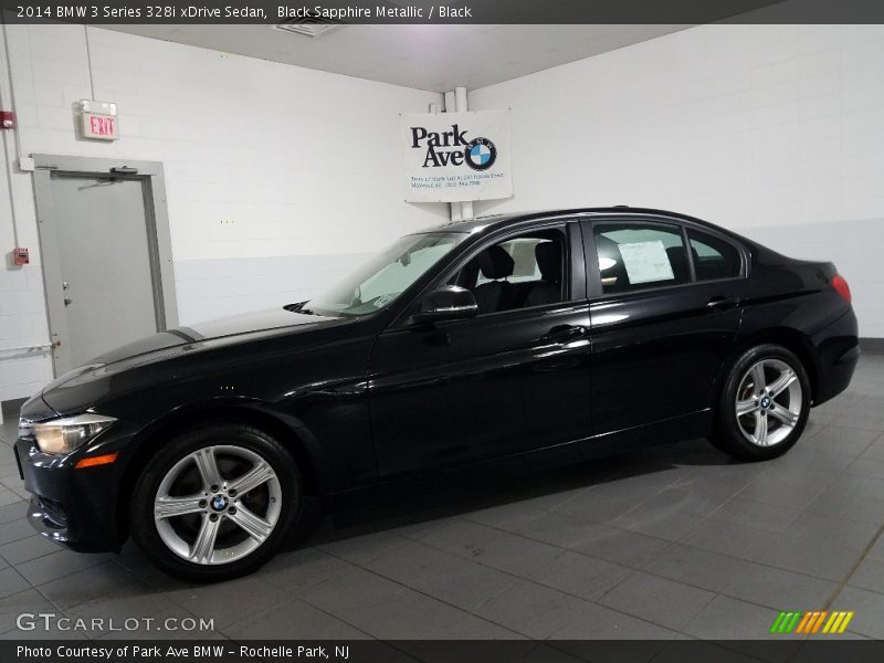 Black Sapphire Metallic / Black 2014 BMW 3 Series 328i xDrive Sedan