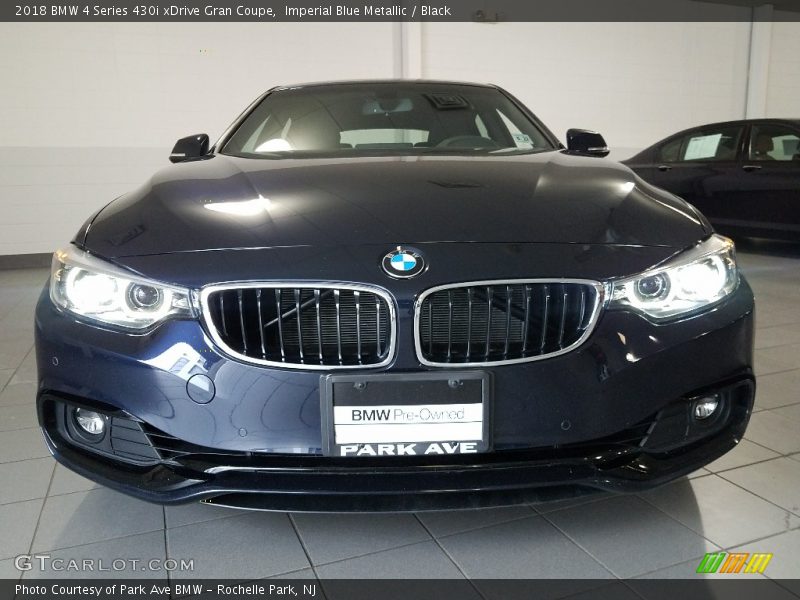 Imperial Blue Metallic / Black 2018 BMW 4 Series 430i xDrive Gran Coupe