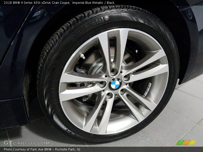 Imperial Blue Metallic / Black 2018 BMW 4 Series 430i xDrive Gran Coupe