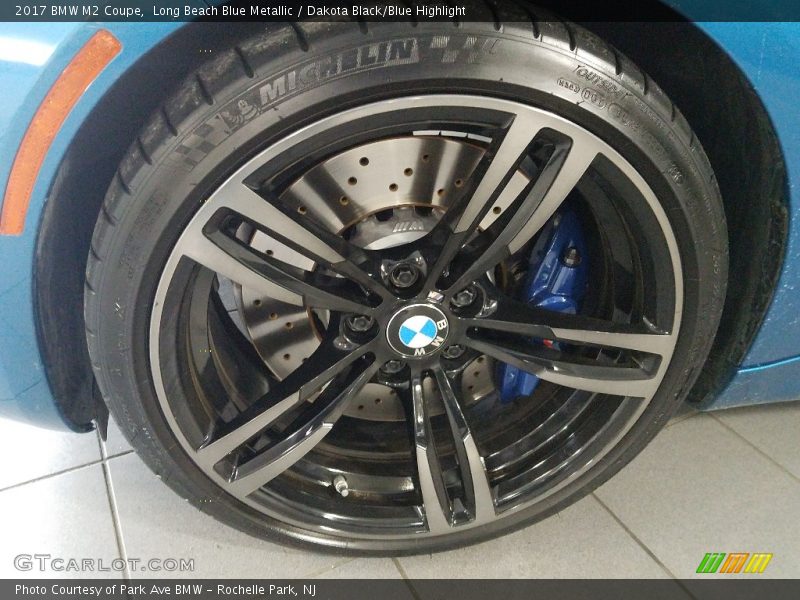 Long Beach Blue Metallic / Dakota Black/Blue Highlight 2017 BMW M2 Coupe