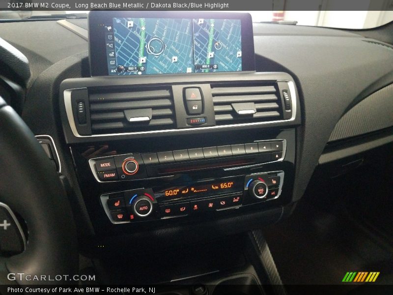 Long Beach Blue Metallic / Dakota Black/Blue Highlight 2017 BMW M2 Coupe