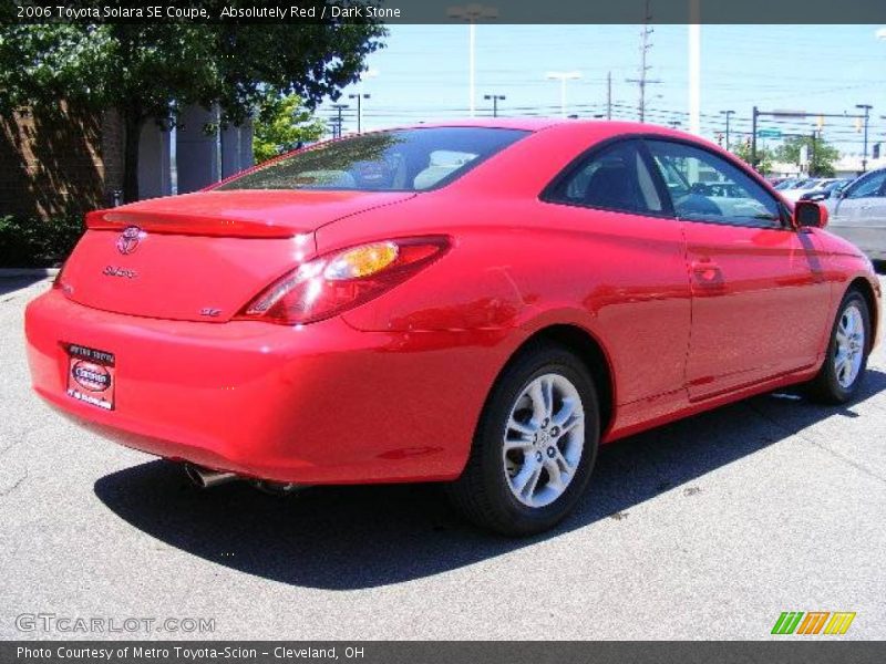 Absolutely Red / Dark Stone 2006 Toyota Solara SE Coupe