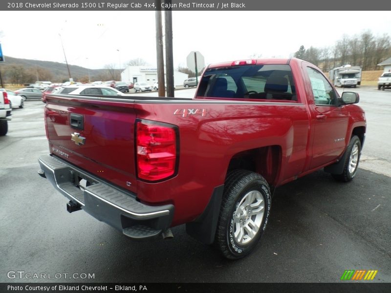 Cajun Red Tintcoat / Jet Black 2018 Chevrolet Silverado 1500 LT Regular Cab 4x4