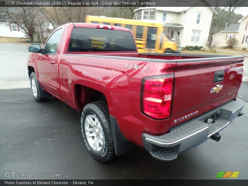 Cajun Red Tintcoat / Jet Black 2018 Chevrolet Silverado 1500 LT Regular Cab 4x4