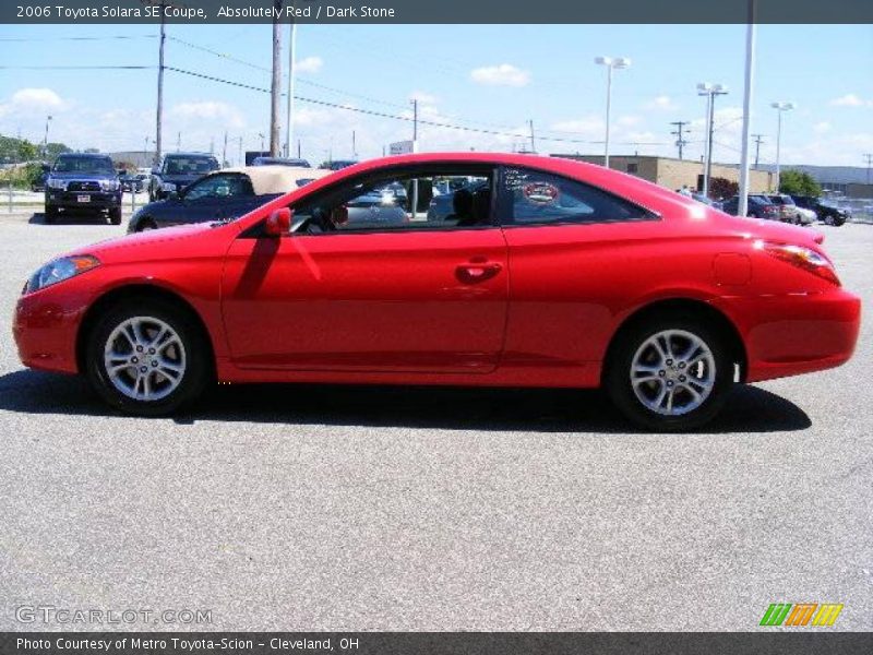 Absolutely Red / Dark Stone 2006 Toyota Solara SE Coupe