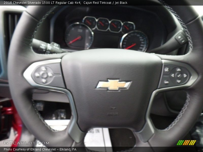 Cajun Red Tintcoat / Jet Black 2018 Chevrolet Silverado 1500 LT Regular Cab 4x4