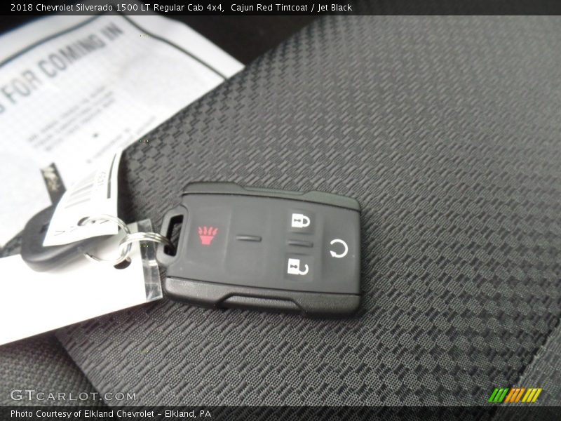 Keys of 2018 Silverado 1500 LT Regular Cab 4x4