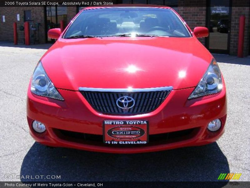 Absolutely Red / Dark Stone 2006 Toyota Solara SE Coupe