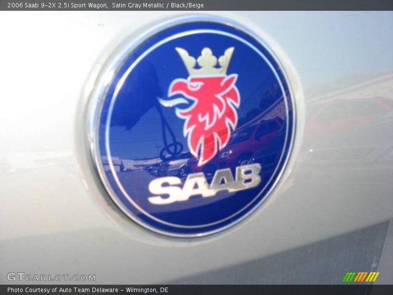 Satin Gray Metallic / Black/Beige 2006 Saab 9-2X 2.5i Sport Wagon