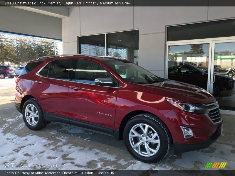 Cajun Red Tintcoat / Medium Ash Gray 2018 Chevrolet Equinox Premier