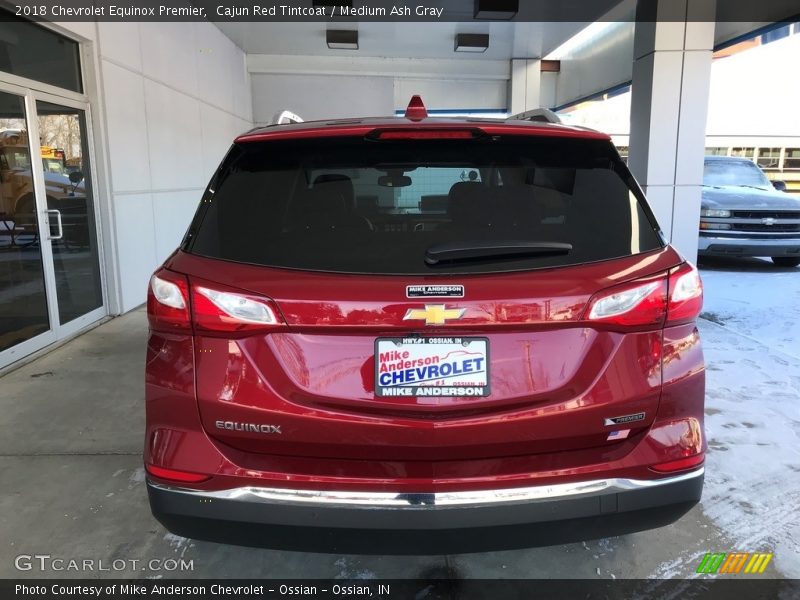 Cajun Red Tintcoat / Medium Ash Gray 2018 Chevrolet Equinox Premier
