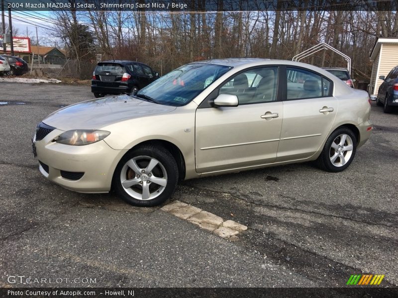 Shimmering Sand Mica / Beige 2004 Mazda MAZDA3 i Sedan