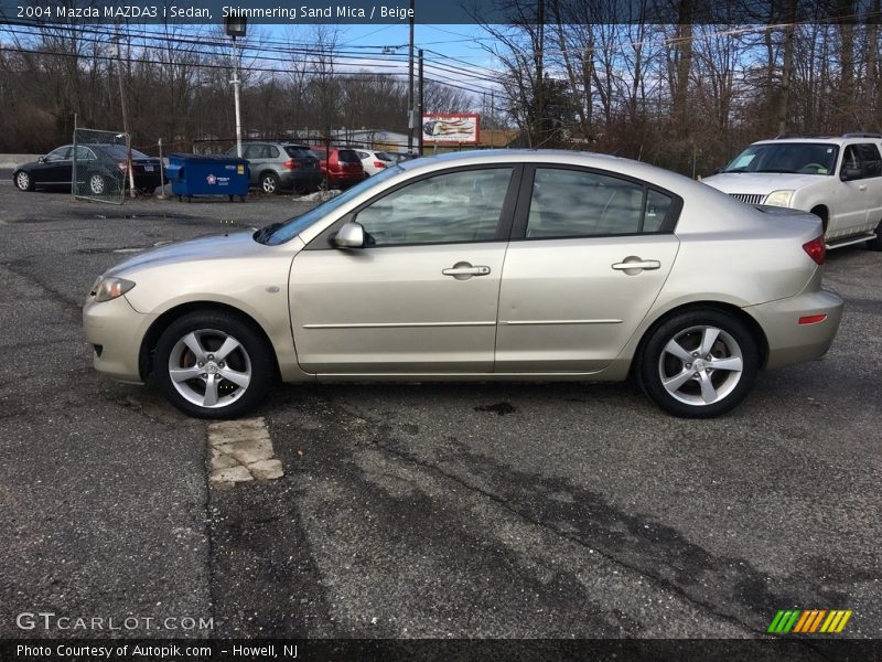 Shimmering Sand Mica / Beige 2004 Mazda MAZDA3 i Sedan