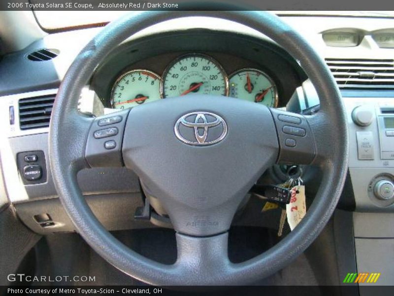 Absolutely Red / Dark Stone 2006 Toyota Solara SE Coupe