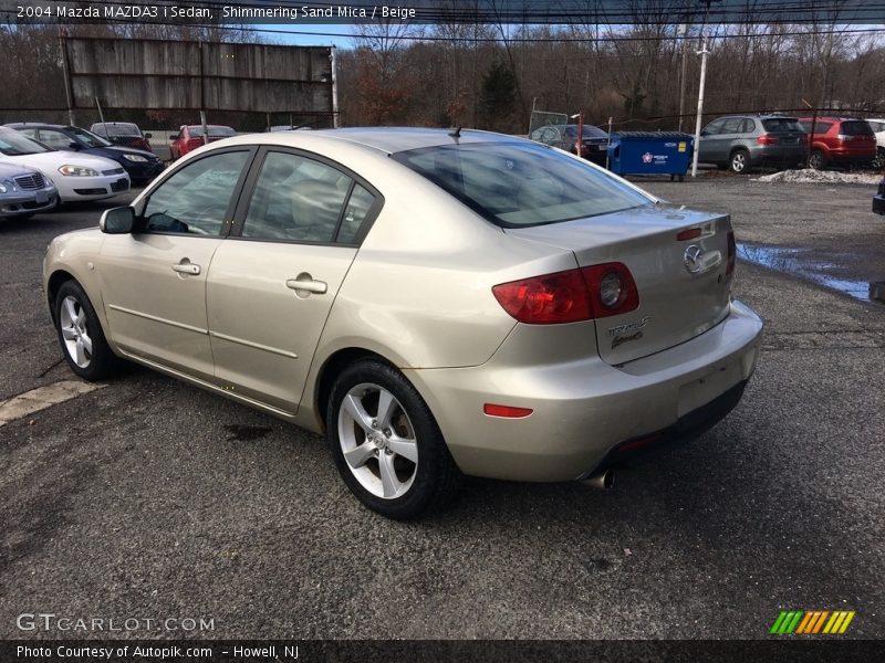 Shimmering Sand Mica / Beige 2004 Mazda MAZDA3 i Sedan