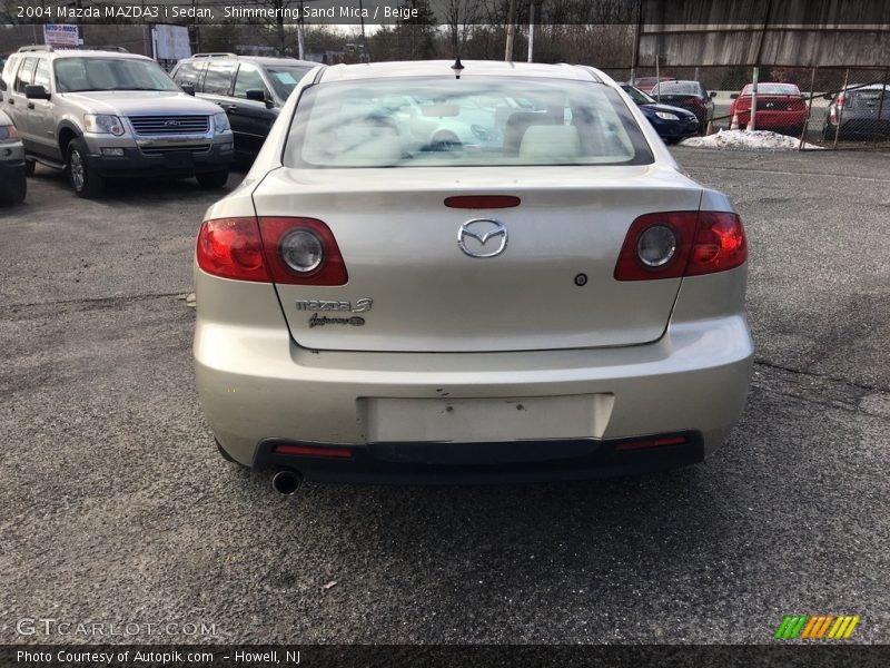 Shimmering Sand Mica / Beige 2004 Mazda MAZDA3 i Sedan