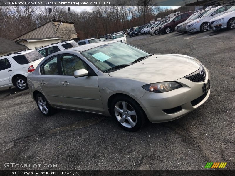 Shimmering Sand Mica / Beige 2004 Mazda MAZDA3 i Sedan