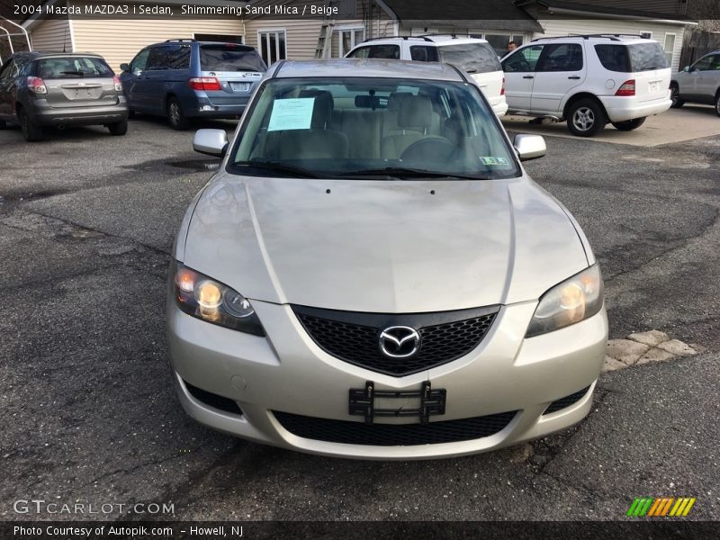 Shimmering Sand Mica / Beige 2004 Mazda MAZDA3 i Sedan