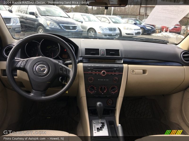 Shimmering Sand Mica / Beige 2004 Mazda MAZDA3 i Sedan