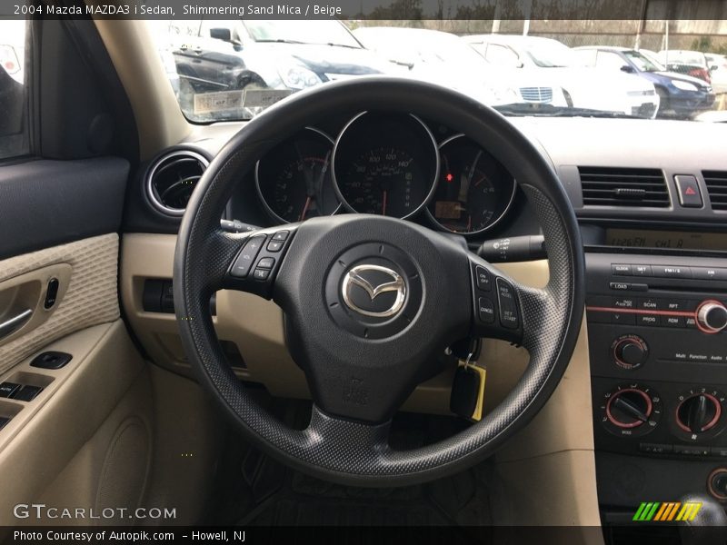 Shimmering Sand Mica / Beige 2004 Mazda MAZDA3 i Sedan