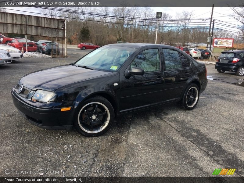 Black / Black 2001 Volkswagen Jetta GLX VR6 Sedan