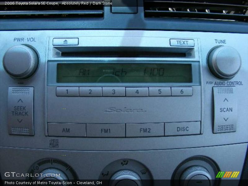Absolutely Red / Dark Stone 2006 Toyota Solara SE Coupe