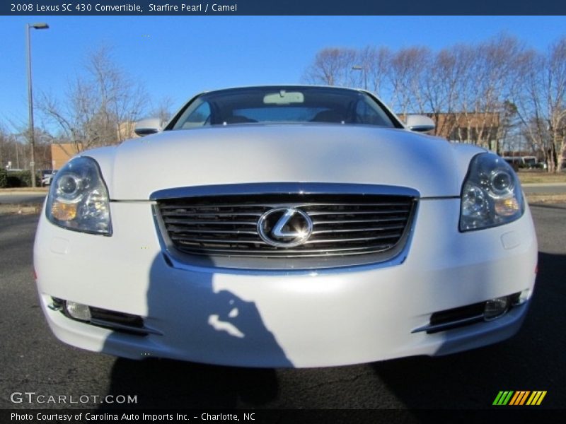 Starfire Pearl / Camel 2008 Lexus SC 430 Convertible