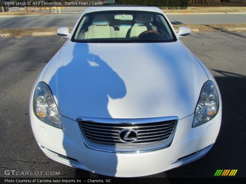 Starfire Pearl / Camel 2008 Lexus SC 430 Convertible