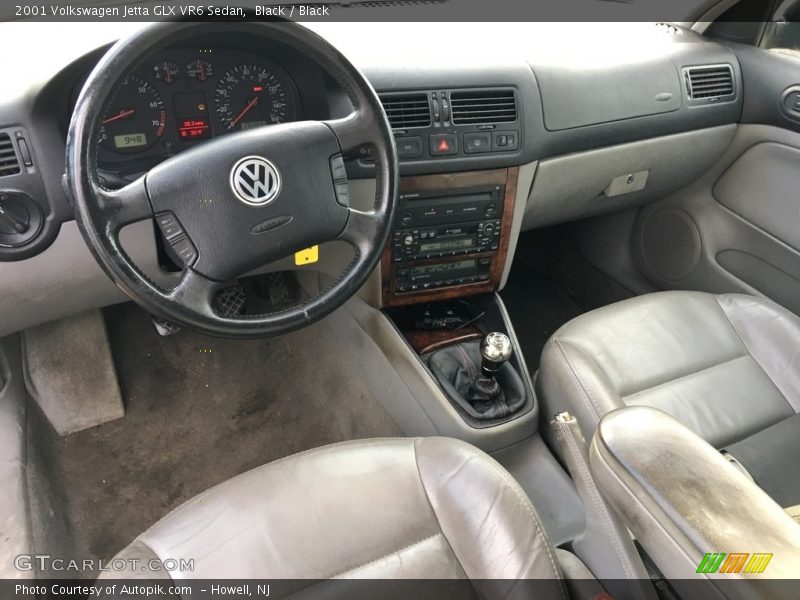 Black / Black 2001 Volkswagen Jetta GLX VR6 Sedan