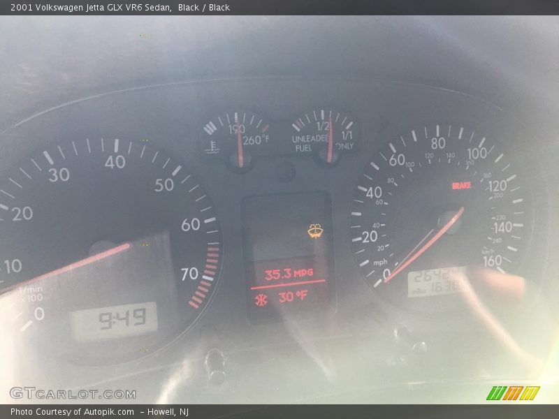 Black / Black 2001 Volkswagen Jetta GLX VR6 Sedan