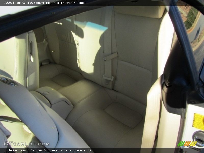 Starfire Pearl / Camel 2008 Lexus SC 430 Convertible