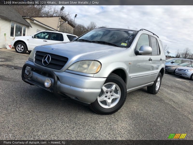 Brilliant Silver Metallic / Grey 1999 Mercedes-Benz ML 320 4Matic