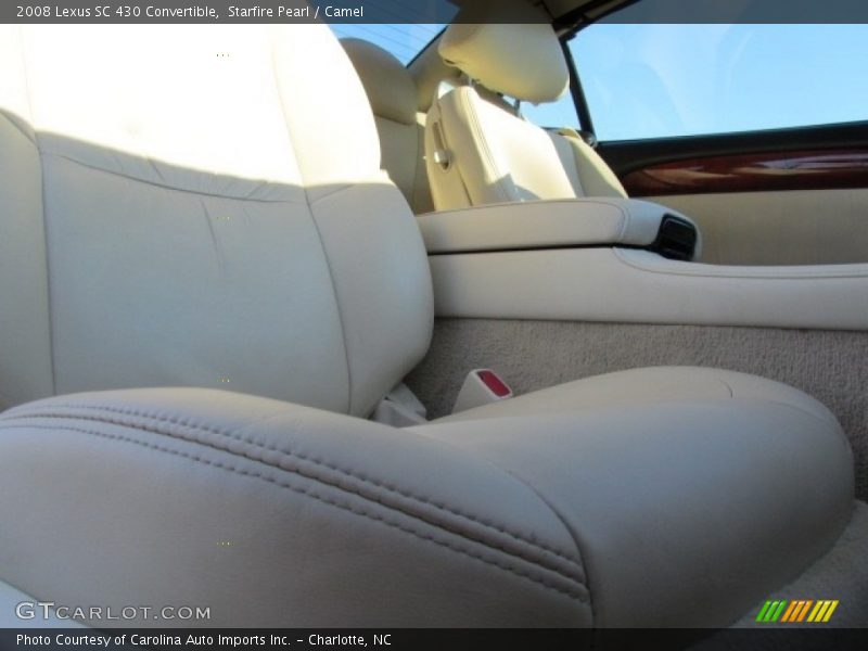 Starfire Pearl / Camel 2008 Lexus SC 430 Convertible