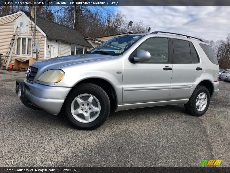 Brilliant Silver Metallic / Grey 1999 Mercedes-Benz ML 320 4Matic