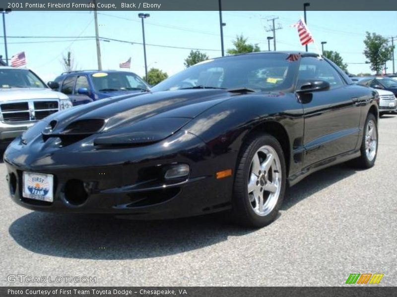 Black / Ebony 2001 Pontiac Firebird Formula Coupe