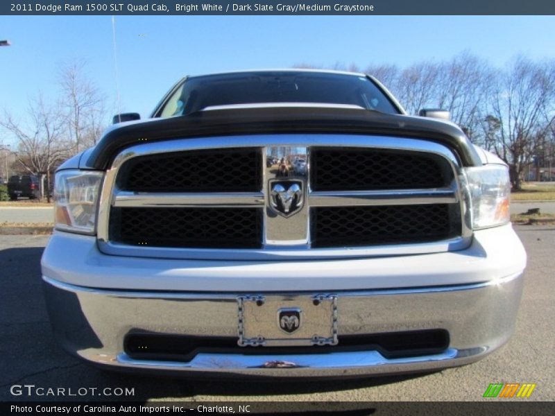 Bright White / Dark Slate Gray/Medium Graystone 2011 Dodge Ram 1500 SLT Quad Cab