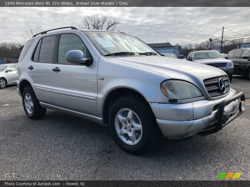 Brilliant Silver Metallic / Grey 1999 Mercedes-Benz ML 320 4Matic