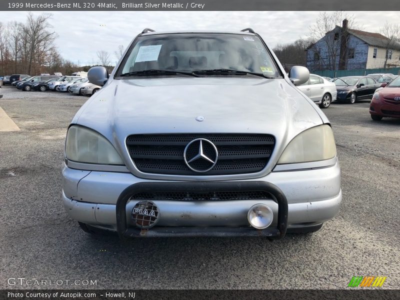 Brilliant Silver Metallic / Grey 1999 Mercedes-Benz ML 320 4Matic