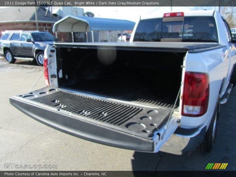 Bright White / Dark Slate Gray/Medium Graystone 2011 Dodge Ram 1500 SLT Quad Cab
