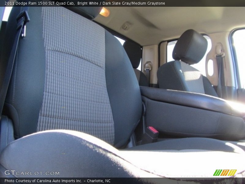 Bright White / Dark Slate Gray/Medium Graystone 2011 Dodge Ram 1500 SLT Quad Cab