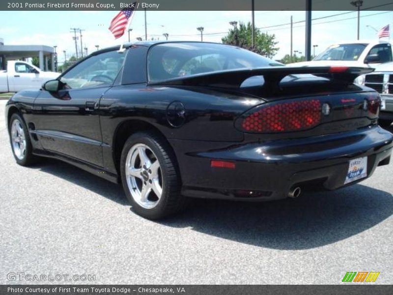 Black / Ebony 2001 Pontiac Firebird Formula Coupe