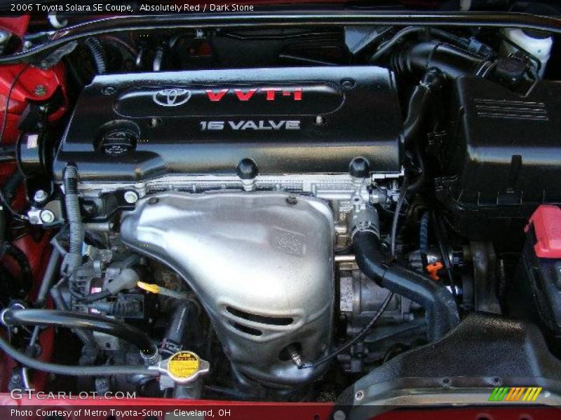 Absolutely Red / Dark Stone 2006 Toyota Solara SE Coupe