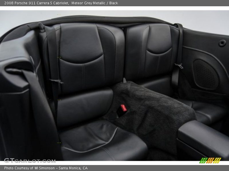 Meteor Grey Metallic / Black 2008 Porsche 911 Carrera S Cabriolet