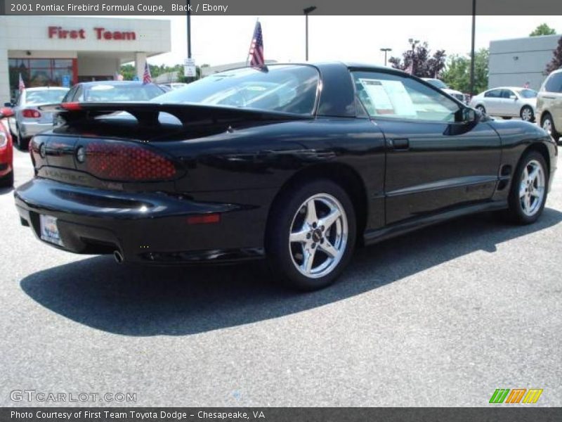 Black / Ebony 2001 Pontiac Firebird Formula Coupe