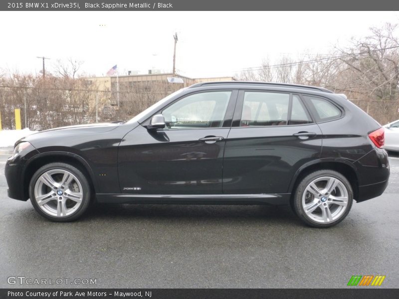 Black Sapphire Metallic / Black 2015 BMW X1 xDrive35i