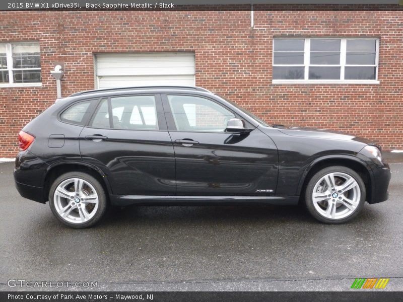 Black Sapphire Metallic / Black 2015 BMW X1 xDrive35i