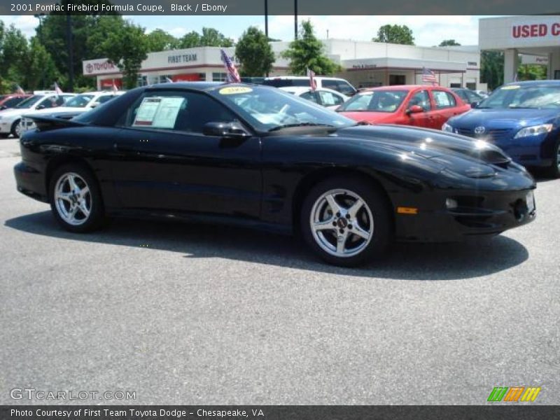 Black / Ebony 2001 Pontiac Firebird Formula Coupe
